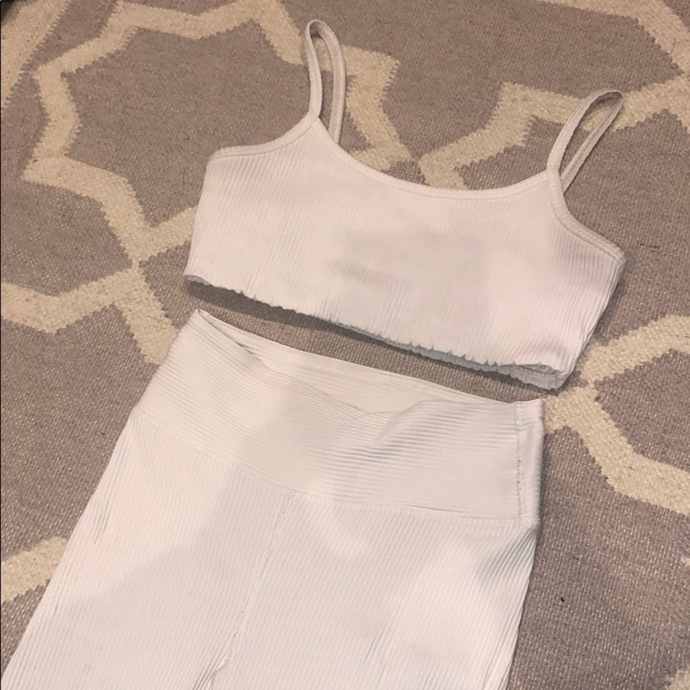 YEAR OF OURS ribbed bike short set size small